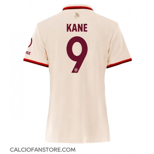 Maglia Calcio Bayern Munich Harry Kane #9 Terza Divisa Donna 2024-25 Manica Corta